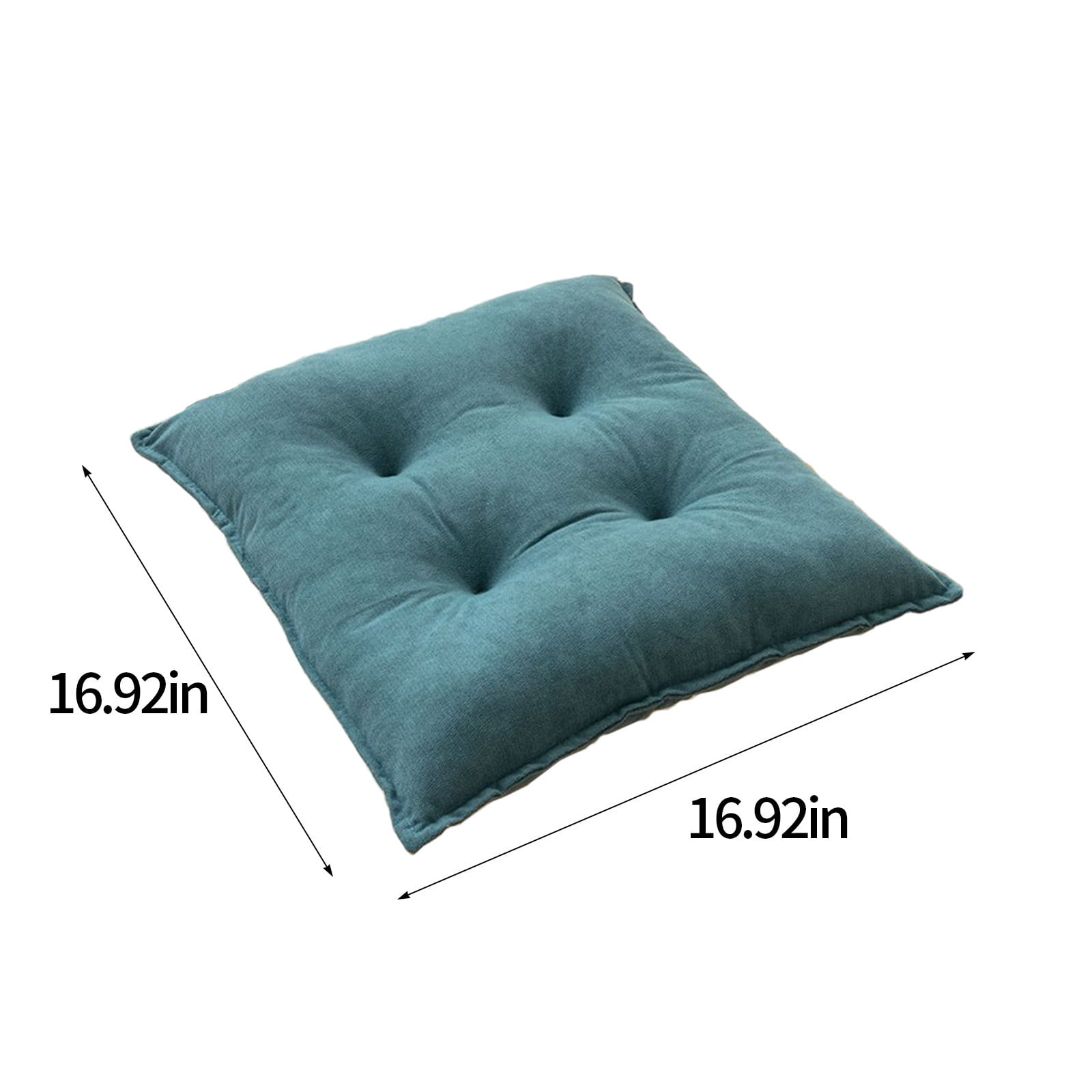 Blue velvet seat cushion hot sale