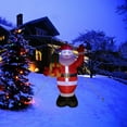 thumbnail image 3 of Inflatable Cartoon Giant Snowman with LED Light for  Garden Party Decor, 3 of 9