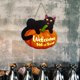 thumbnail image 3 of Cartel colgante de calabaza Zulema Estilo A de madera, 3 of 5