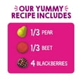 thumbnail image 5 of (8 Pouches) Happy Tot Super Bellies, Stage 4, Organic Toddler Food, Pears, Beets, Blackberries, 4 oz, 5 of 8