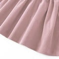 thumbnail image 6 of Corduroy-Dresses for Girls Cute Spaghetti Strap Sundresses Size 1-5 Toddlers Kids Trendy Solid Color Bowknot Dress 2025, 6 of 6