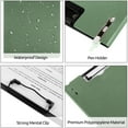 thumbnail image 3 of SKYDUE Clipboards with Pen Compartment for Office , School , Hospital Supplies , Nursing Clipboards for Document File Organization and Business Supplies , Darkgreen, 3 of 5