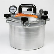 All 1930 Pressure Cooker/Canner 15.5 Quart - Silver 915 - Metal-to-Metal Sealing System Suitable for Gas or Electric Stoves