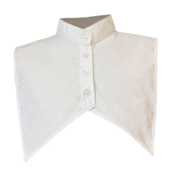 freneci Stand Collar for Women Cotton Versatile Fake Collar for suits Sweaters Daily