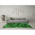 thumbnail image 3 of Ahgly Company Indoor Rectangle Abstract Green Modern Area Rugs, 5' x 8', 3 of 4