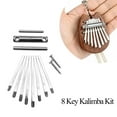 thumbnail image 3 of tredstone 8 Key Piano Set Kalimba Bridge Saddle DIY Accessory Kit Musical Instrument Steel Spare Parts, 3 of 6