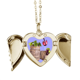 thumbnail image 1 of Carnaval de octubre vino San Valentín Collar colgante en forma de melocotón con alas Unbranded M, 1 of 3