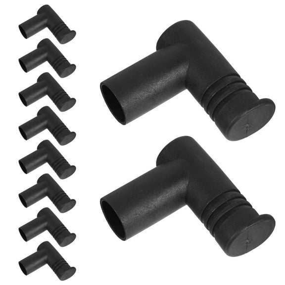 TABLZONE Plastic Clothes Rack Connectors Black Stable for Replacement 10Pcs