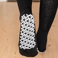 thumbnail image 4 of Gilbin Mens Diabetic Non Skid Hospital Slipper Socks, 6 Pairs, Size 10-13, 4 of 6