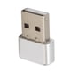 thumbnail image 4 of Mouse Mover USB Pequeño Indetectable con Botones de Encendido y Apagado de Modo Separado Admite 3 Pistas Plug and Play Mantiene el PC Portátil Despierto Plata, 4 of 5