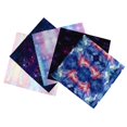 thumbnail image 1 of 5PCS Quilting Fabric DIY ProductionCraft Fabric Bundle Squares Multicolored Different Pattern for Patchwork DIY Sewing Scrapbooking, 1 of 9