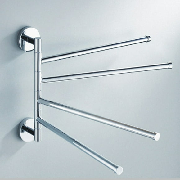 Phenofice 1Ud Toallero Plegable Inoxidable Plata Espacio Y Resistente