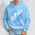 thumbnail image 3 of Gibobby Sudaderas de hombre Sudadera con Capucha Camisa para Hombre(Azul,G), 3 of 4