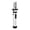 Silver, variant on Refillable Butane Jet Lighter With Adjustable Flame 360 Degree Flexible Neck Silver 1 Count