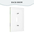 thumbnail image 4 of ZICANCN Outlet Covers Wall Plate, Zebra Animal Impressionism Light Switch Cover Decorative, Duplex Toggle Combo 1-Gang, 4 of 9