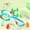 B, variant on YANGHONGY Little Dinosaur Porket Automatic Climbing Stairs Children's Electricity Track Educational Toys Little Yellow Ducks Slide Stall