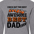 thumbnail image 4 of Inktastic Check out the Best Dad Ever Fathers Day Long Sleeve T-Shirt, 4 of 5