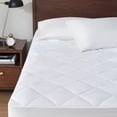 thumbnail image 5 of Sleep Philosophy Fabric Energy Recovery Waterproof Mattress Pad in White, 5 of 7