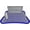 Blue, variant on Dog Pee Pad Holder, Indoor Dog Potty Tray with Splash Guard & Center Post, Potty for Small Dogs, Waterproof and Easy to Disassembly and Cleaning Dog Toilet, 23.62"X19.69" (Blue)