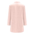 thumbnail image 6 of BOBOGOJP Women's Open Front Casual Long Sleeve Knit Classic Sweaters Cardigan with Pockets Pink for Size XL, 6 of 7