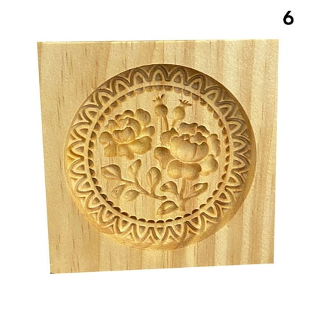 

Carved Wooden Pryanik Gingerbread Cookie Mold Diy Baking Cookie Cutter Mould Practical Kitchen Tools Easy Operation