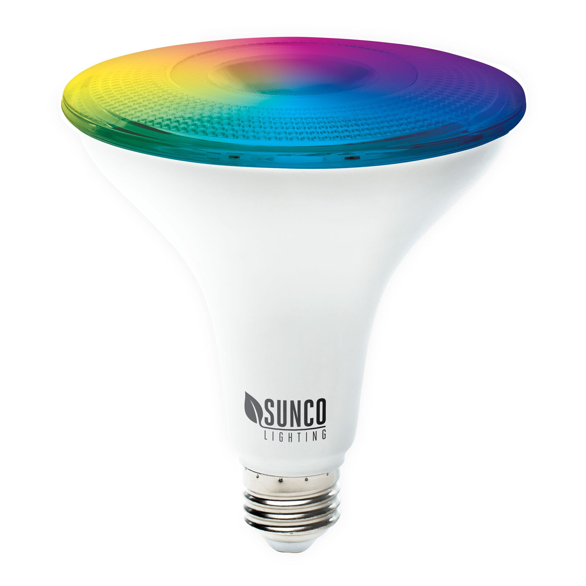 Sunco Lighting WiFi LED PAR38 Smart Bulb, 13W, Color Changing (RGB