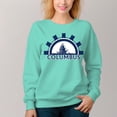 thumbnail image 2 of Women's  Crew Neck Pullover Cozy Clothes Autumn Winter-Columbus Sailing Ship Print, 2 of 16