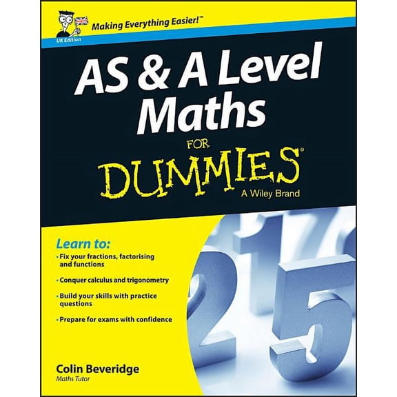 As and a Level Maths for Dummies, (Paperback)