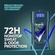 Degree Men Advanced Protection Antiperspirant Deodorant 72-Hour Sweat and Odor Protection Extreme Antiperspirant For Men With MotionSense Technology 2.7 oz