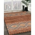 thumbnail image 2 of Ahgly Company Indoor Rectangle Abstract Light Copper Gold Abstract Area Rugs, 8' x 12', 2 of 6