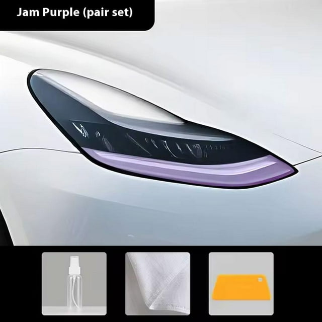 Suitable for updated 2025 headlight color changing film eyebrow sti