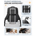 thumbnail image 5 of SYCNB Travel Backpack for Women, Lightweight Personal Item Travel Bag, Gym Backpack with Shoe Compartment, Waterproof Carry-On Bag Air-approved, Black, 5 of 8