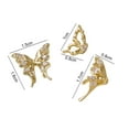 thumbnail image 5 of dianhelloya Nail Art Supplies 1Pc Nail Charm Cubic Zirconia Shiny Three-dimensional Glitter Anti-fall DIY Nail Art Gift Butterfly Splicing Wing Nail Art Jewelry for Women, 5 of 7