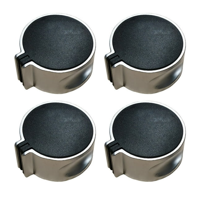 Miangastore 4PCS Gas Stove Knob Zinc Alloy Cooker Metal Button Sturdy Ignition Switch Button Gas Stove On-Off Knob Accessory for Home Kitchen (45° Switch Style)