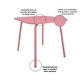 thumbnail image 6 of Novogratz Poolside Gossip, June Outdoor/Indoor Square Dining Table, Rosewater, 6 of 14