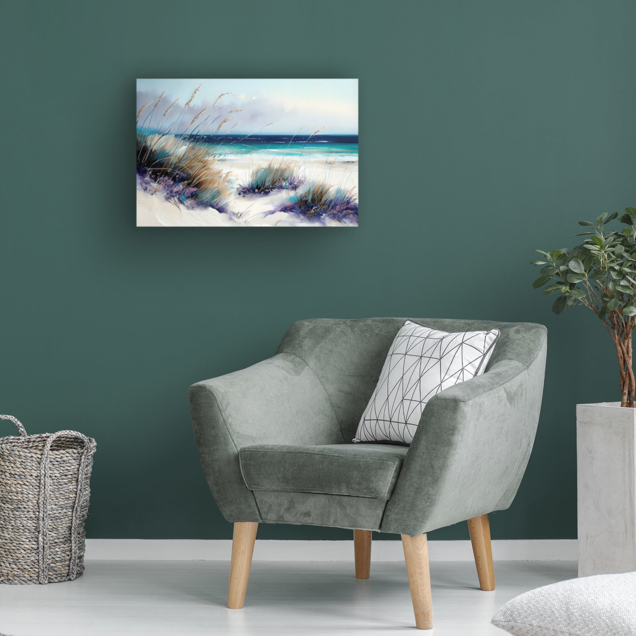 Canvas Wall Art - Sasha 'Euphoria VII' Wall Art for Living Room, Bedroom, or Office Décor by Trademark Fine Art - 47 x 30 Inches