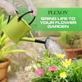 thumbnail image 4 of Plexon 1 Gallon Metal Watering Can Outdoor, Flower Plant Gardening Garden Large Green Watering Can Pot, Galvanized Steel Handles - Removable Spray Spout, Green, 4 of 7