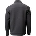 thumbnail image 4 of TGW Men's Quilted Golf Pullover Jacket for Golfing Charcoal M, 4 of 6