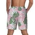 thumbnail image 4 of Balery Lilies Flowers Mens Swim Trunks Swim Shorts for Men Quick Dry Inseam Beach Shorts with Compression Liner Pocket-Small, 4 of 9