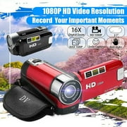 Video Camera Camcorder for Kids, 1080P Full HD Digital Camcorders, 16MP Digital Camera Recorder for Teens Beginners, Black
