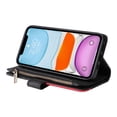 thumbnail image 3 of Compatible with iPhone 11 Wallet Case with Card Slots PU Leather Zipper Flip Folio Cover, 3 of 5