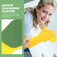 thumbnail image 3 of Baluue Reusable Cleaning Gloves for Kitchen Dishwashing, Comfortablewith Non-Slip Design, Versatile Use for Household Tasks, Easy Maintenance, 14.17 X 6.69 Inch, 3 of 8
