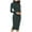 Green, variant on Women'S Turtleneck Ribbed Knit Long Sleeve Slim Fit Sweater Dress Women'S Casual Dress Black Xxl