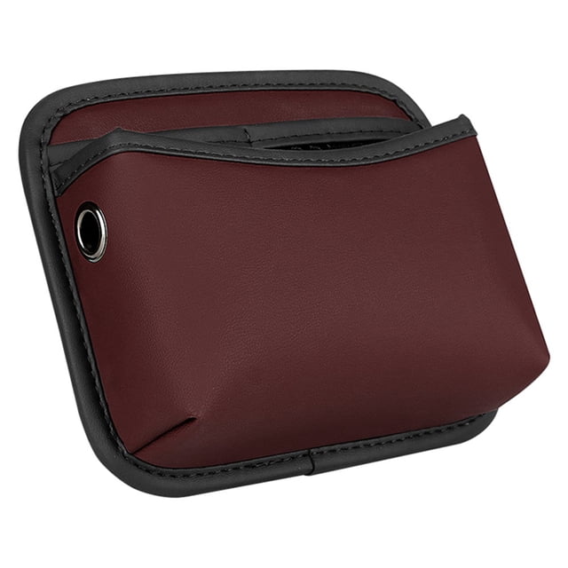 SPRING Car Pouch Bags Storage Box Sticky Collecting Multifunction For Card Mobile Phone red