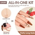 thumbnail image 6 of Gellen Gel Nail Polish Kit, 8 Nudes Pink Brown Colors Gel Polish Set With 36W UV Light Nail Dryer, 504Pcs Coffin Fake Nails Tips Glue Gel Nail Prep Kit, Gel Top and Base Coat, Manicure Tools, 6 of 7