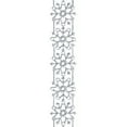 thumbnail image 4 of Die Cut Winter Holiday Ribbon, Silver Snowflakes, 7/8" x 12 Yards, 4 of 4