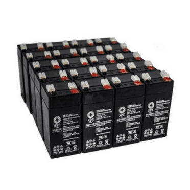 SPS Brand 4V 4.5Ah Replacement battery (SG0445T1) for GS Portalac PE4V45F2 (20 PACK)