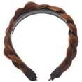thumbnail image 2 of MasteelfCA Faux Cheveux Bandeau Tressé Grand Postiche pour Filles Femmes Bandeau Queue de Cheval, 2 of 7