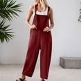 thumbnail image 2 of Kureaily Stylish Casual Overalls Jumpsuit With Pockets Plus Size Denim Romper For Everyday Wear Comfortable Soft Stretch Fabric Beach Lounge Jumpsuit, 2 of 4