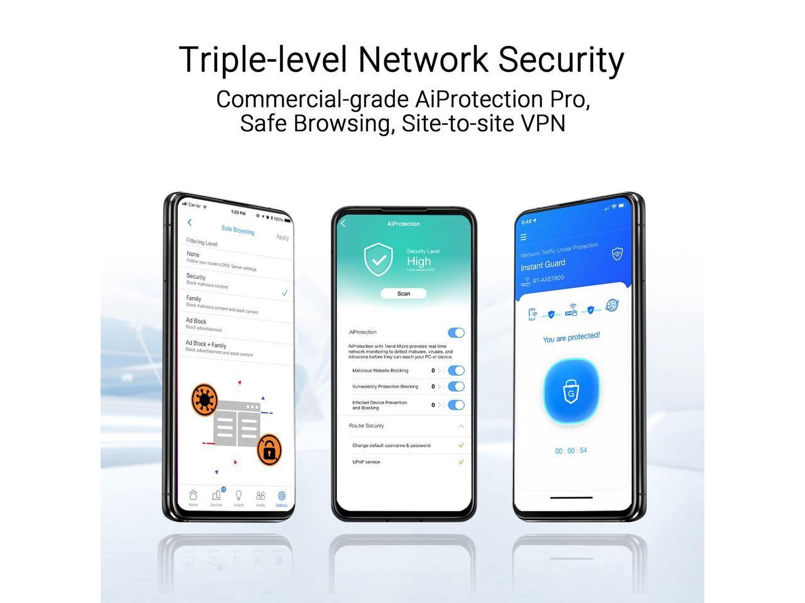 ASUS ZenWiFi BD4 (3-Pack) Dual-Band WiFi 7 Mesh, 3600 Mbps, 6500 sq.ft, Dual 2.5G Ports, Security and Parental Controls Included, Smart Home Master SSIDs